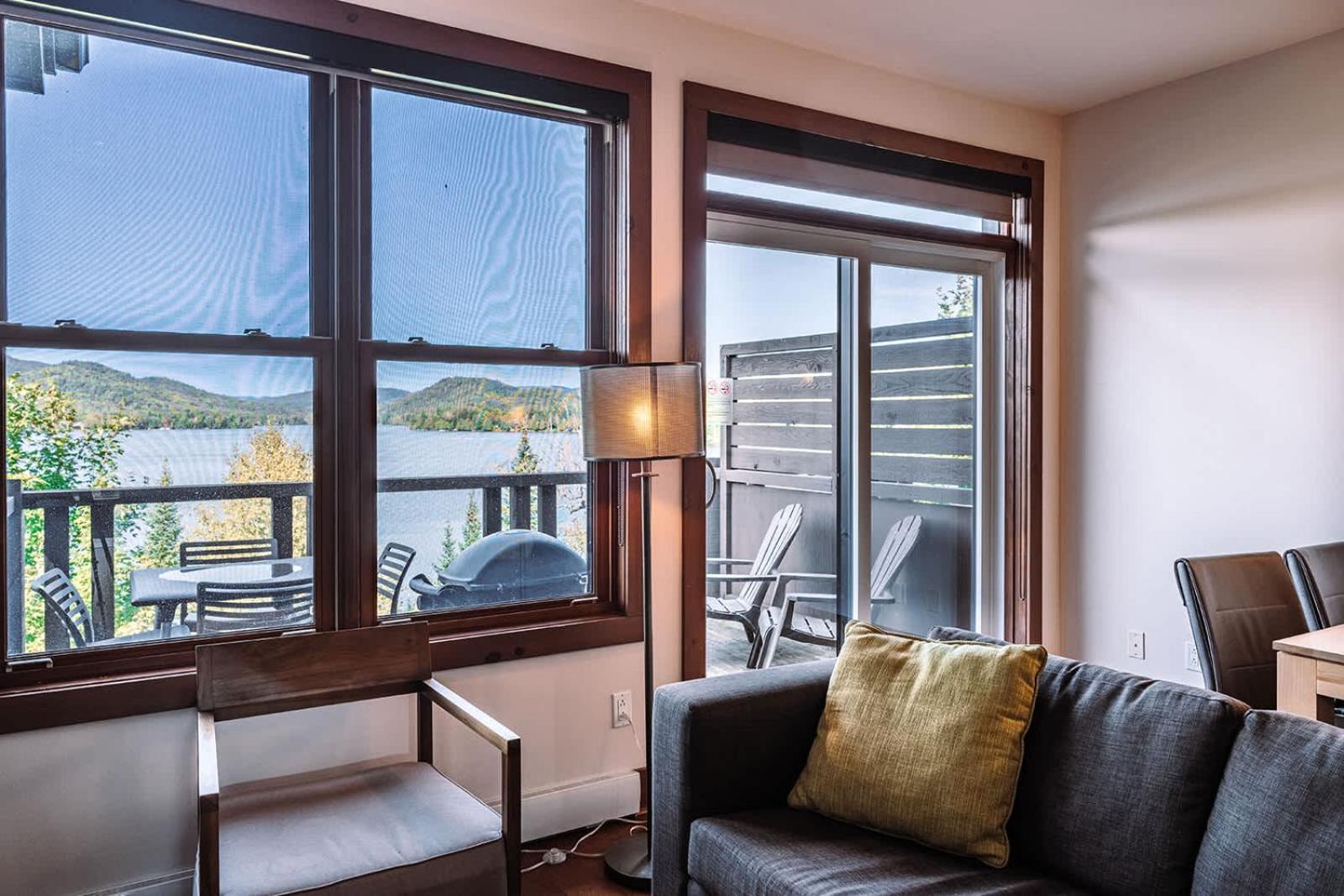 Lakefront Mountain View - Resort Loft Lac-Superieur المظهر الخارجي الصورة