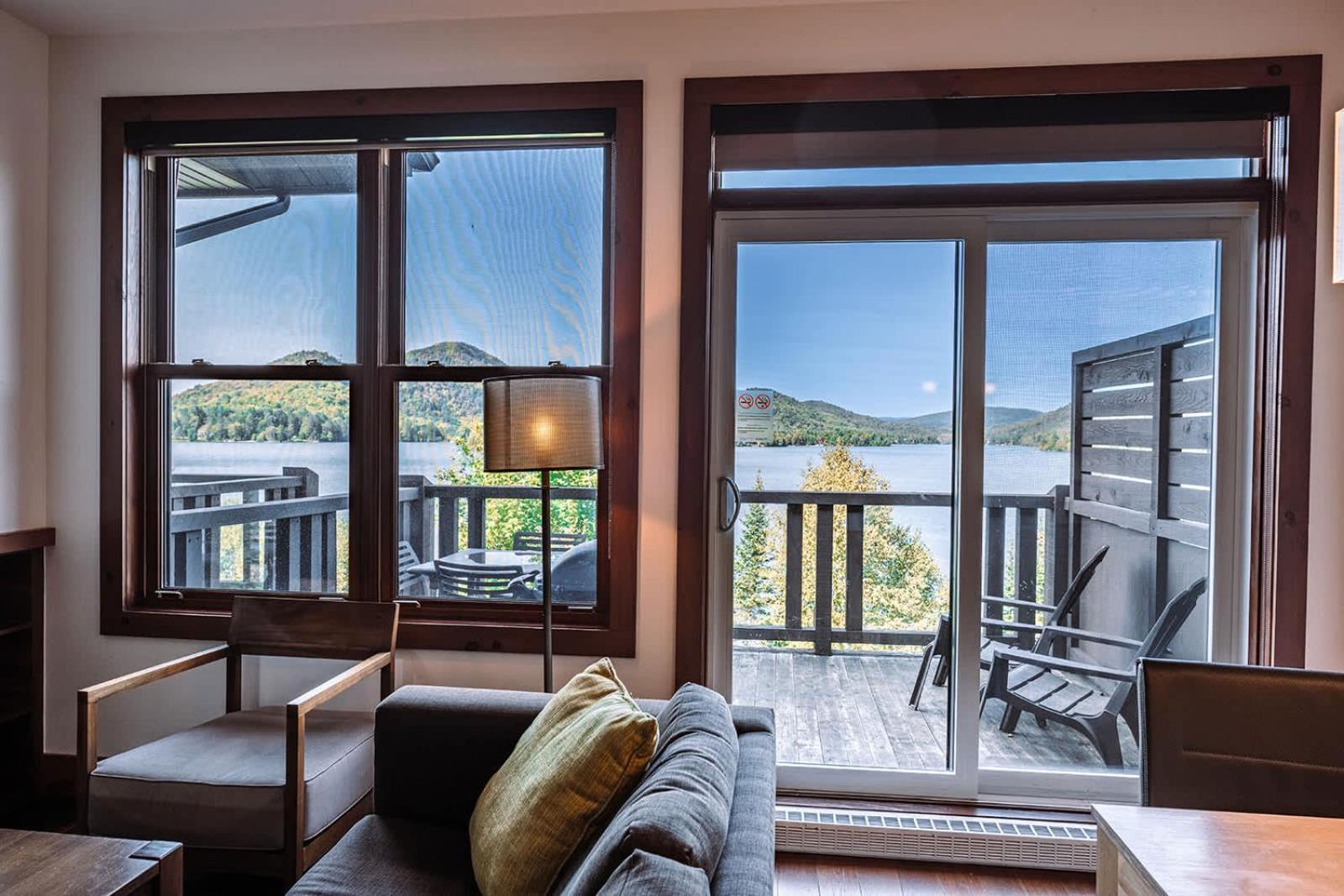 Lakefront Mountain View - Resort Loft Lac-Superieur المظهر الخارجي الصورة